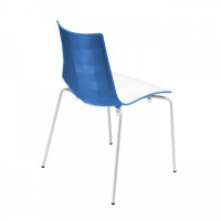 Стілець  Zebra Bicolor  White Blue
